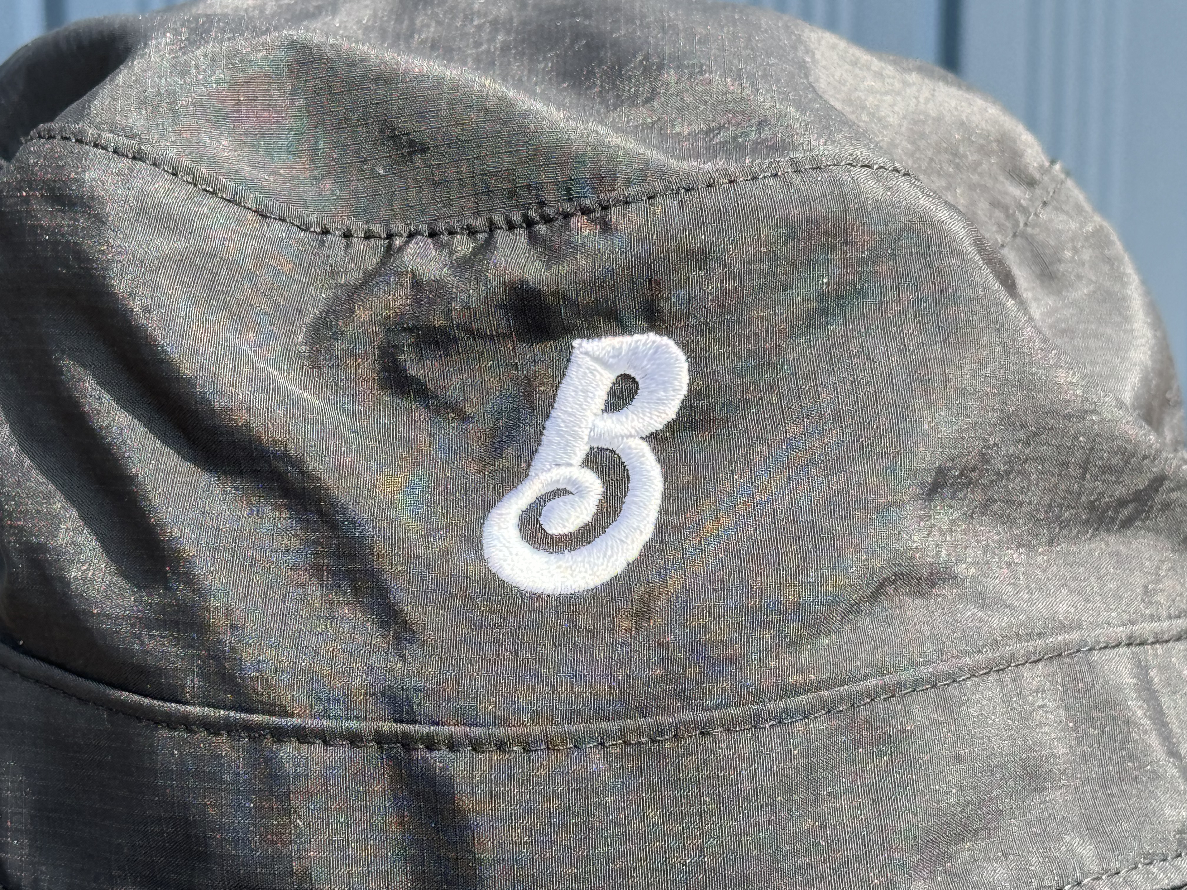 【'47×BlackRamsTokyo】 Bミニロゴ ’47 BUCKET HAT BRRR（BLKxWHT Logo）